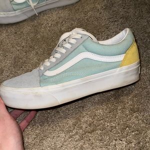 VANS women’s platform shoes, size 9.5